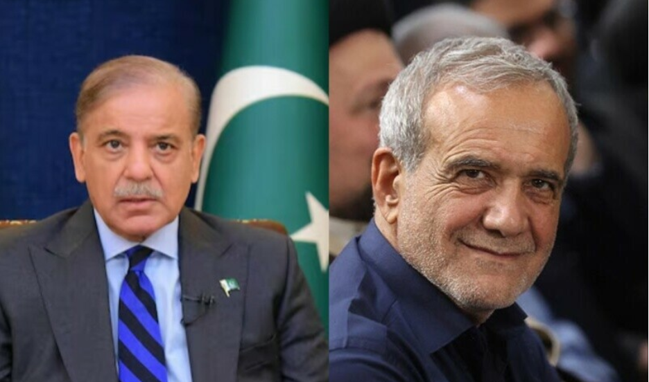 وزیراعظم شہباز شریف اور ایرانی صدر مشترکہ پریس کانفرنس میں پاکستان ایران معاہدوں پر دستخط کی تقریب"